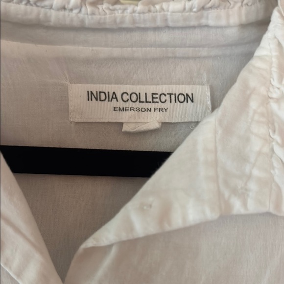 Emerson Fry Ruffled White Blouse - Picture 2 of 4